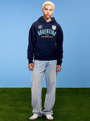 FIFA World Cup 26™ Argentina Oversized Pullover Hoodie for Men - Argentina