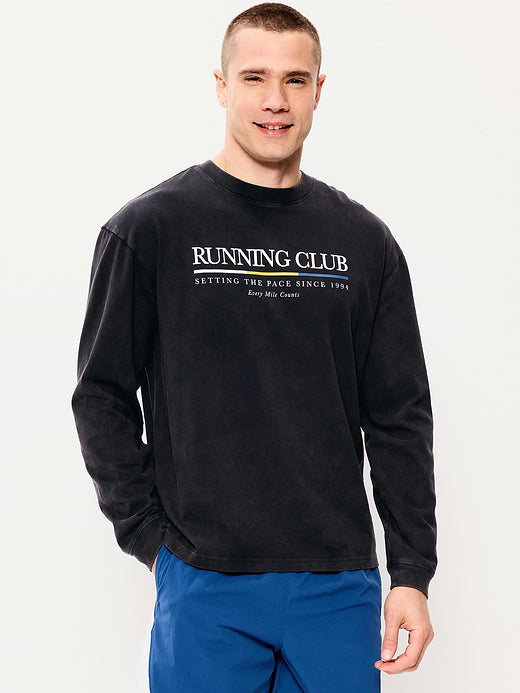 Lived-In Pro Long-Sleeve Graphic T-Shirt - Panther