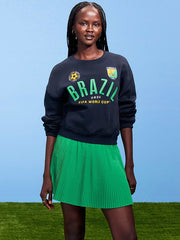 FIFA World Cup 26™ Brazil Oversized Graphic Sweatshirt for Women - Brazil