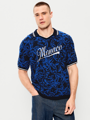 Rugby-Style Sweater Polo - Sapphire Sky