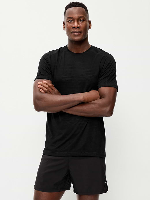 Relaxed Mesh T-Shirt - Black Jack