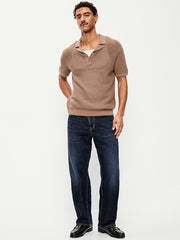 Relaxed Loose Built-In Flex Jeans - Dark Wash