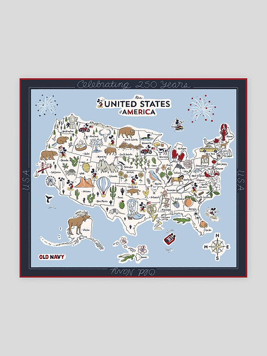 Old Navy x Disney Americana Poster - Multi
