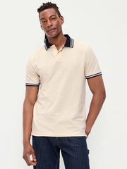 Classic Fit Pique Polo - Howlite