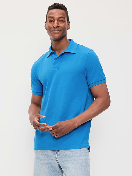 Classic Fit Pique Polo - Lightning Bolt