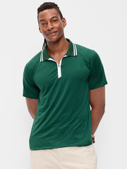 Modern Tech Zip Polo - Plant Life