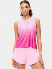 Mesh Muscle Tank Top - Pink Ombré