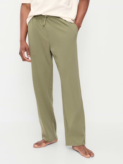Loose Jersey Lounge Pants - Dill Caper