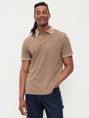 Classic Fit Pique Polo - Houndstooth