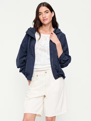 Full-Zip Windbreaker - In the Navy