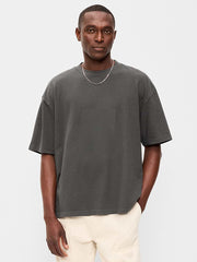 Oversized Heavyweight Garment-Washed T-Shirt - Panthers