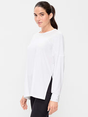 CloudMotion Long-Sleeve Tunic - Magnolia