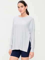 CloudMotion Long-Sleeve Tunic - Cloud Cover