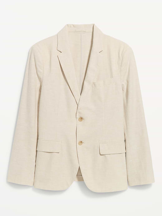 Relaxed Unlined Linen-Blend Blazer - A Stone's Throw