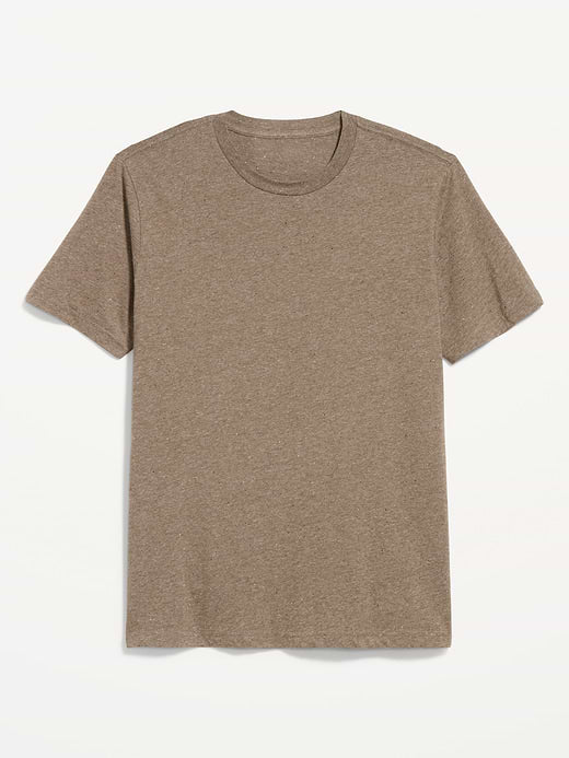 Crew-Neck T-Shirt - Medium Enzyme With Blast