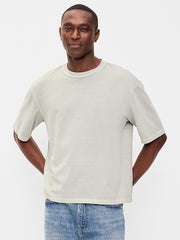 Garment-Dyed Heavyweight Cropped T-Shirt - Windchime
