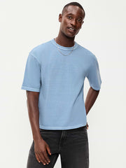 Garment-Dyed Heavyweight Cropped T-Shirt - Tomales Bay