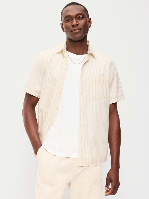 Classic Fit Everyday Shirt - Sea Salt Stripe
