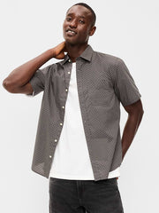 Classic Fit Everyday Shirt - Gray Dot