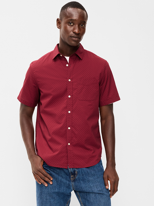 Classic Fit Everyday Shirt - Red Dots