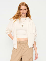 SoComfy Full-Zip Hoodie Sweatshirt - WEDGE FULL ZIP:SEASALT