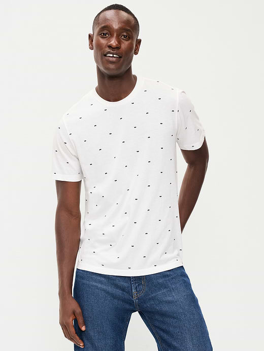 Crew-Neck T-Shirt - White Bear