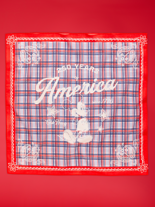 Old Navy x Disney Cotton Scarf - Plaid