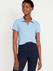 Uniform Pique Polo - Monet Blue