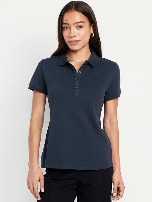 Uniform Pique Polo - Ink Blue