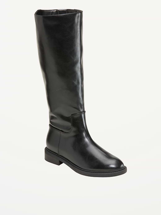 Mid-Calf Riding Boots for Women - BlackJack
