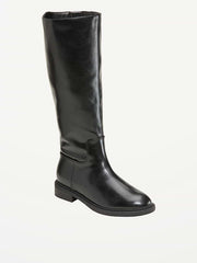 Mid-Calf Riding Boots for Women - BlackJack