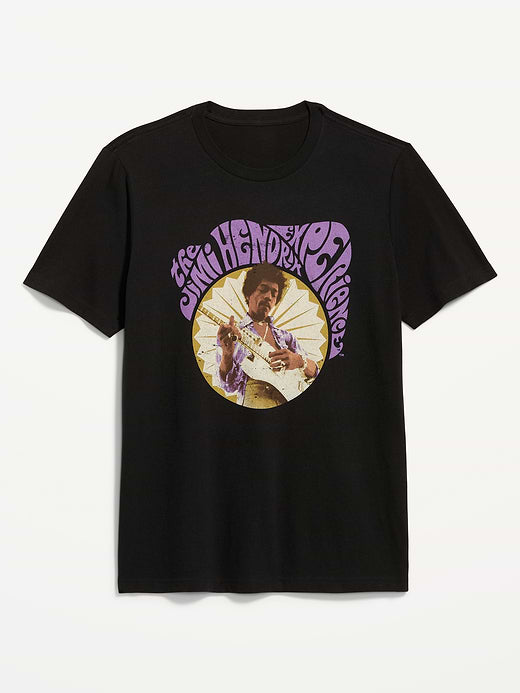 Jimi Hendrix™ T-Shirt - Black Spark