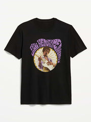 Jimi Hendrix™ T-Shirt - Black Spark