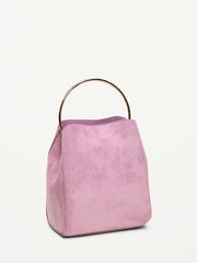 Romantic Ring Handle Bag - Rose Dawn