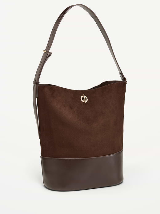 Large Preppy Bucket Bag - Earthen