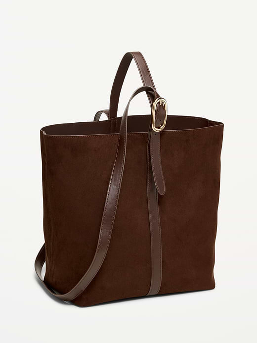 Medium Carrie Tote Bag - Dark Chocolate