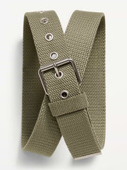 Webbed Belt for Men - Dill Caper