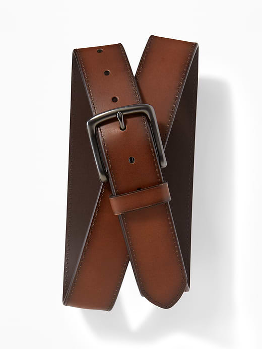 Faux-Leather Belt - Brown Tint