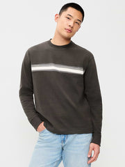 Long-Sleeve Heavyweight Rotation T-Shirt - Black