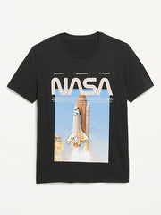 NASA Graphic T-Shirt - Black Spark