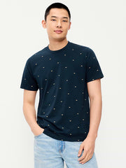 Crew-Neck T-Shirt - Brown Bear
