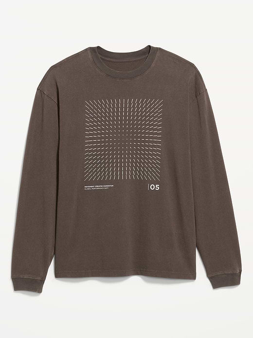 Lived-In Pro Long-Sleeve Graphic T-Shirt - Glacial Stone