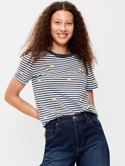 EveryWear Crew-Neck T-Shirt - Pumpkin