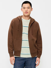 Rotation Full-Zip Hoodie - Dark Walnut