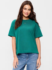 Vintage Crew-Neck T-Shirt - Deep Lagoon