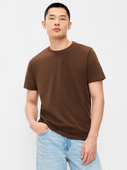 Crew-Neck T-Shirt - Dark Walnut
