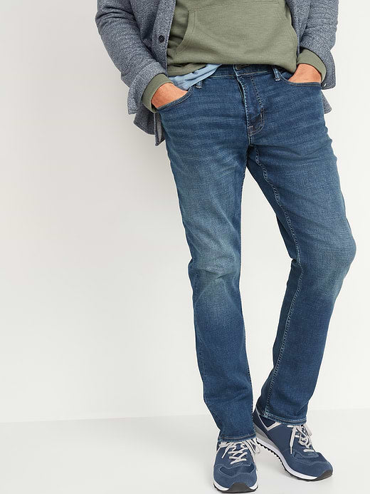 Straight 360° Tech Stretch Performance Jeans - Dark Wash