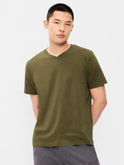 V-Neck T-Shirt - Jurassic Green