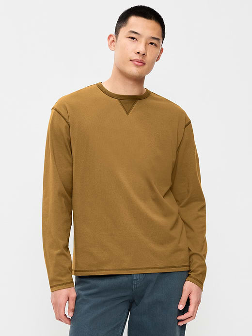 Heavyweight Long-Sleeve T-Shirt - Wetland Reed