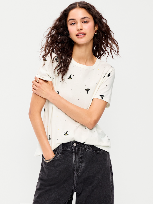 EveryWear Crew-Neck T-Shirt - Witch Hat